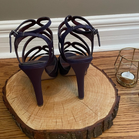 Purple Strappy Heels - Picture 5 of 6